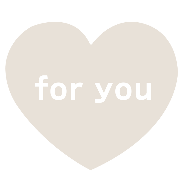 くすみカラー♡for youハート素材 4色セット（透過PNG）