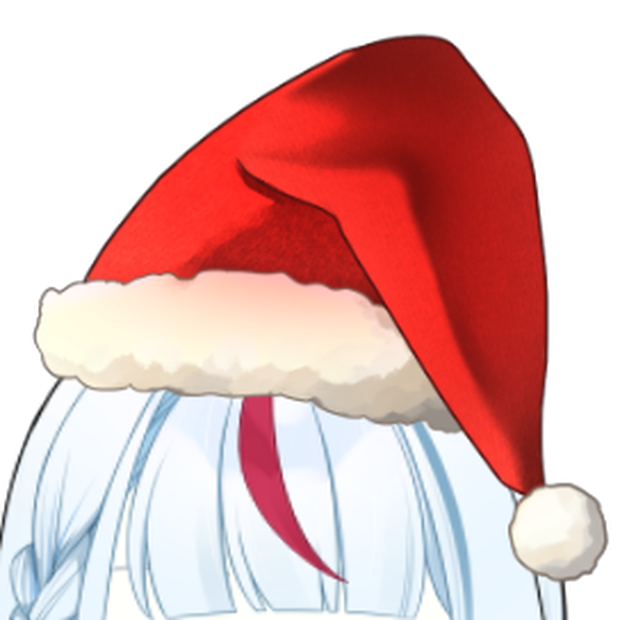 【Free Asset】Santa hat / サンタ帽子【VTuber向け】【VTS Asset】