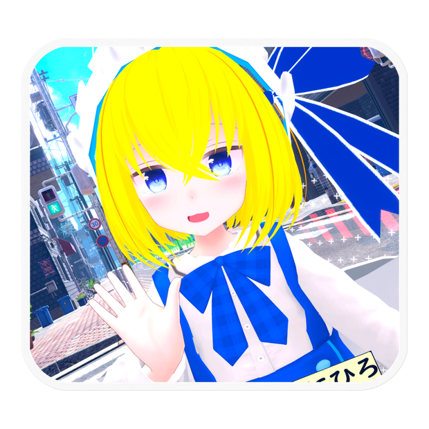 【ステッカー】街中で出会ったくにちゃん 10x10cm【1枚】