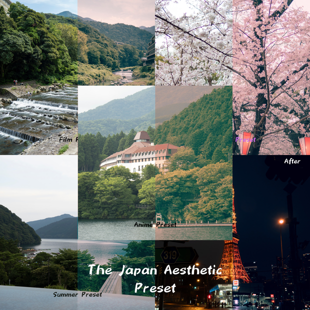 【PC/スマホ対応】日本の風景・アニメ風 Lightroomプリセット 5種セット