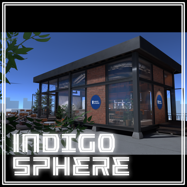 Cafe Indigo Sphere by Coquelicotz