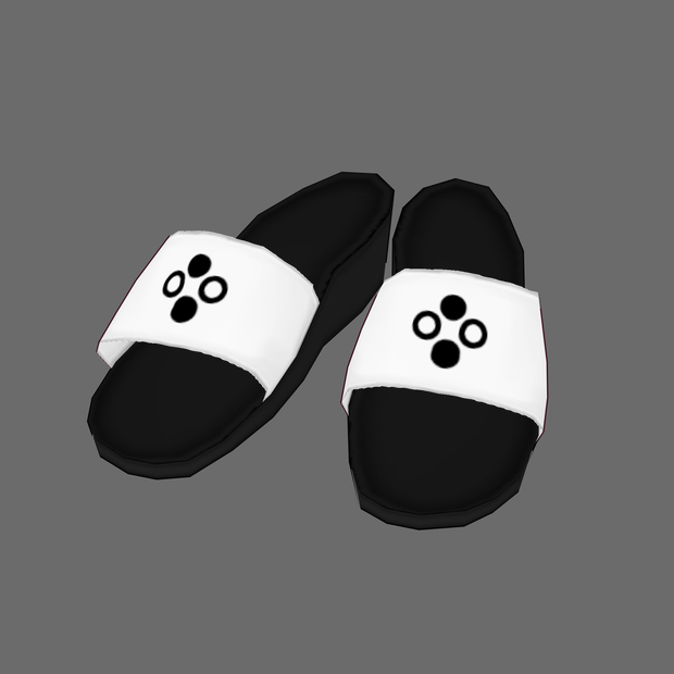 [VRoid/Free] Basic Sandal White ベーシックサンダル ホワイト #Revirsi rv0003-w