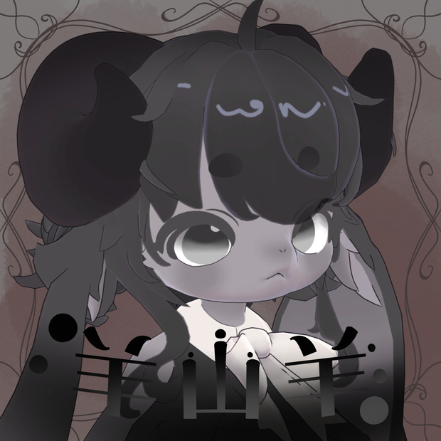 オリジナル3Dモデル　｢羊山羊｣