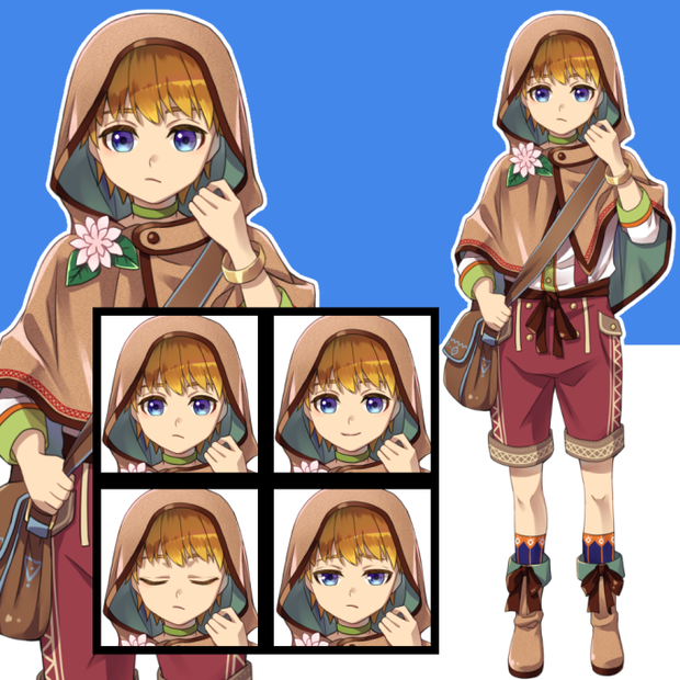 【立ち絵素材】男性04　メリア