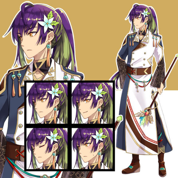 【立ち絵素材】男性06　メリア