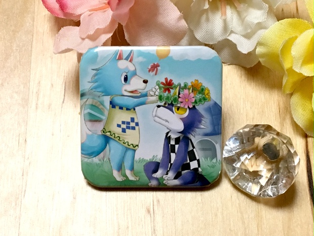 どうぶつの森 缶バッジ まとめ売り ◤缶バッジコンプセット🎉◢ 狼谷はるかコラボ MOLZコラボ缶