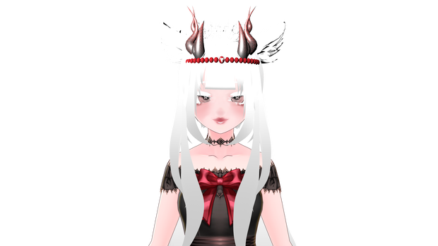 【VRoid】 Demon Queen Rae 【Original】 3D Model