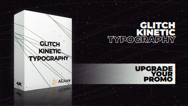 Glitch Kinetic Typography｜グリッチ キネティックタイポグラフィ（After Effects・Premiere Pro）