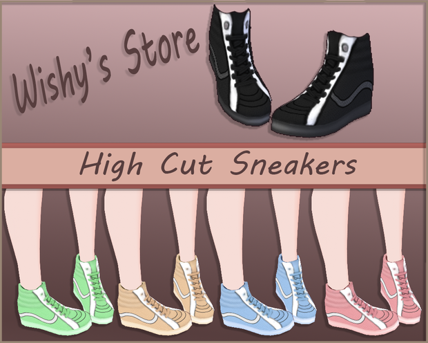 High-cut Sneakers | Free~