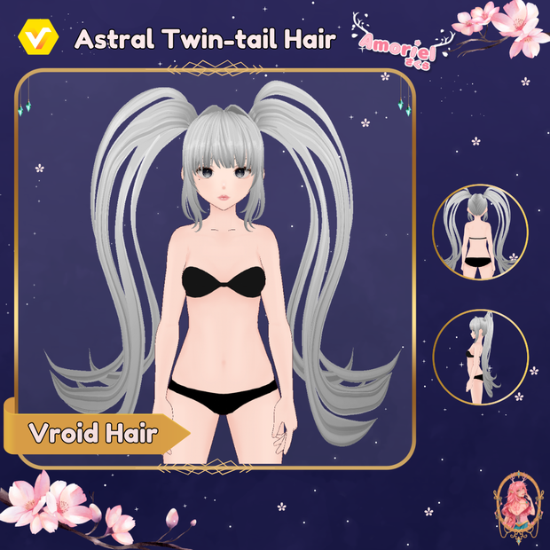 Astral twin-tail hairsyle
