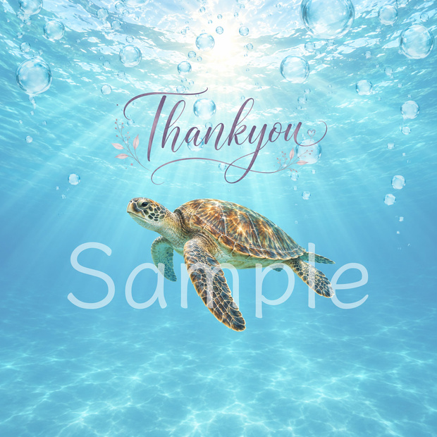Thank you デジタルペーパー ④10枚セット　（背景色違い・文字なし等あります）