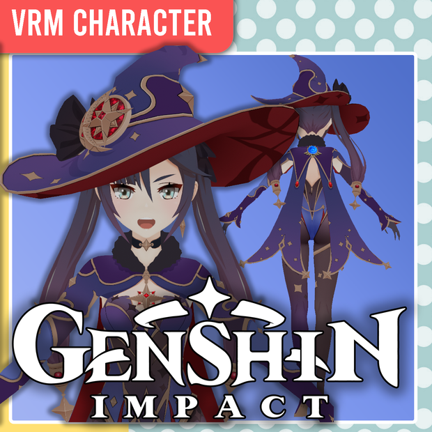 [VTUBER] Mona character from Genshin Impact 