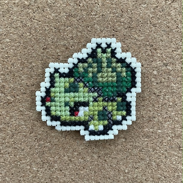 ポケモン 刺繍 クロスステッチ CDG ピカチュウ 刺繍 長袖シャツ
