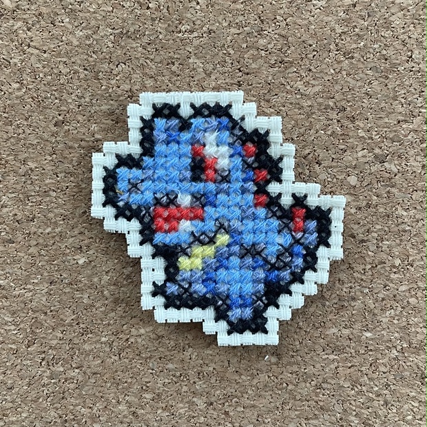 ポケモン 刺繍 クロスステッチ CDG ピカチュウ 刺繍 長袖シャツ