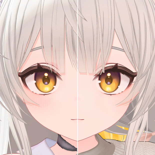 無料配布【フレア専用】ナチュラルメイクアップテクスチャ+アイブロウマスク