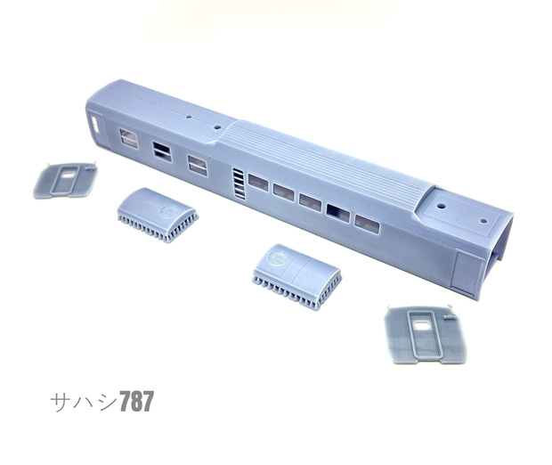 1/80 サハシ787タイプ　自作用素材
