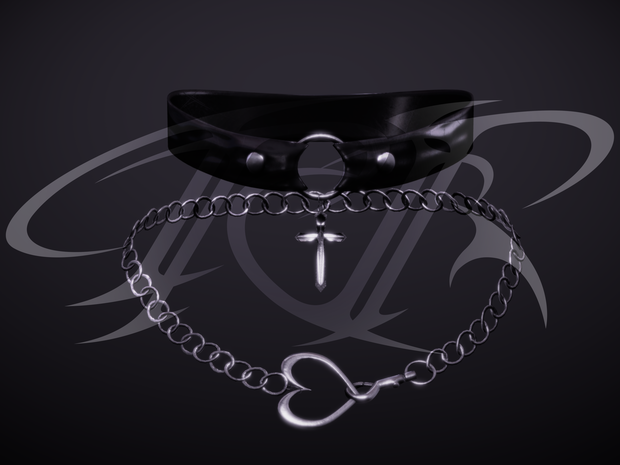 pained necklace set - COMMERCIAL USE