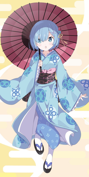 浴衣レム プレイマット
