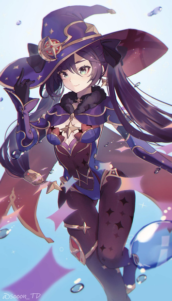 原神　モナ　プレイマット