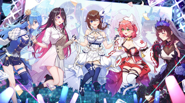 ホロライブ 0期生プレイマット