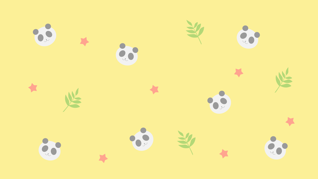 【フリー素材】パンダの背景
