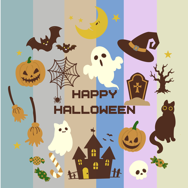 ハロウィン柄　デジタルペーパー