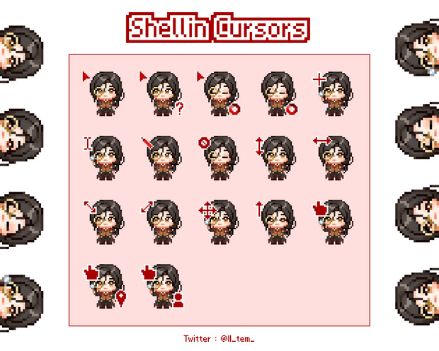 にじさんじ シェリン • バーガンディ(Shellin Burgundy) マウスカーソル