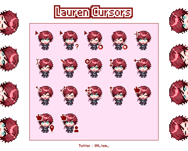 にじさんじ ローレン • イロアス(Lauren Iroas) マウスカーソル