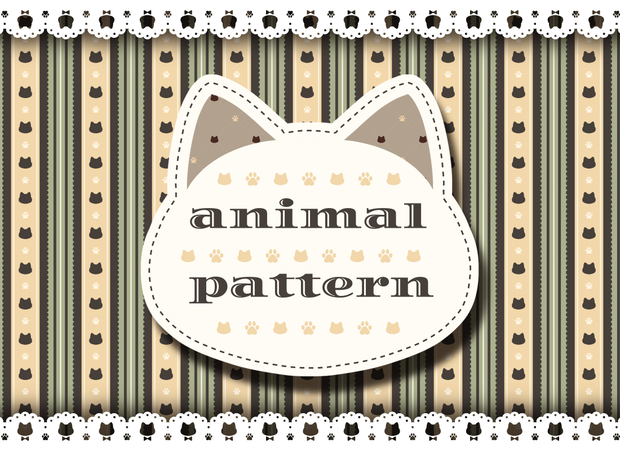 【無料版あり】animal pattern【フリー素材】