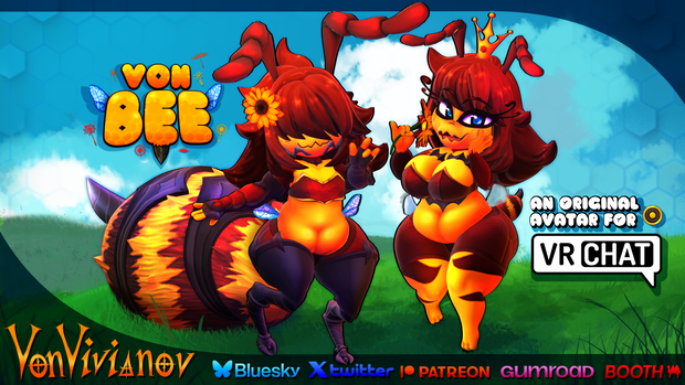 VonBee | Bee Avatar for VRChat 🐝