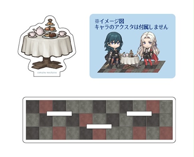 お茶会アクリルスタンドセット アイテムクエスト Booth