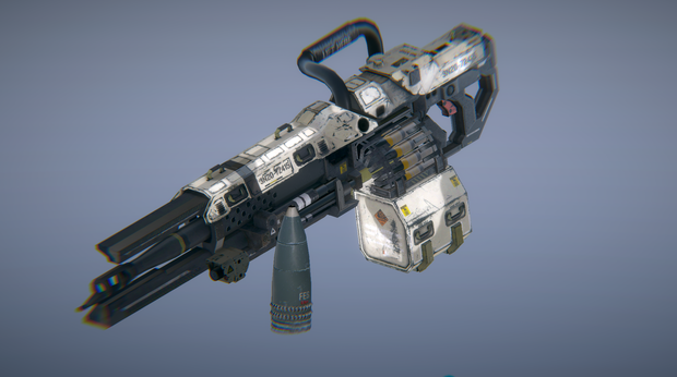 【VRchat】machine Canon weapon particle system
