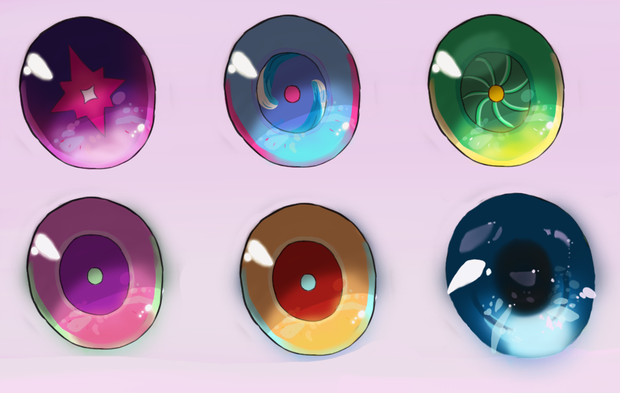 VRoid Anime Eyes Presets, Vroid iris, 目, 菖蒲