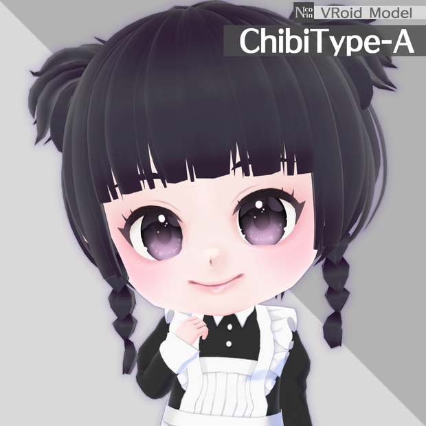 [VRoid Model] ChibiType-A [VRoid Stable ver.]