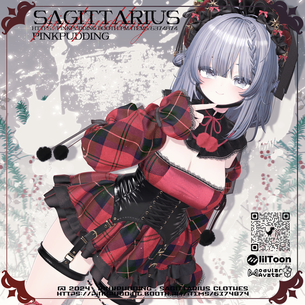 【8アバター対応】 ♥SAGITTARIUS♥ 【VRChat向け衣装モデル】