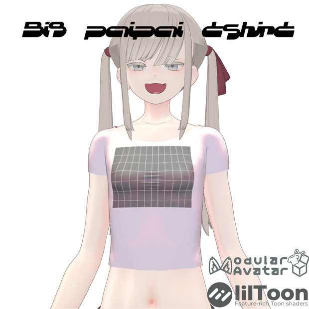 【3アバター対応】BIG PAIPAI TSHIRT［#DRUM_OFF_］