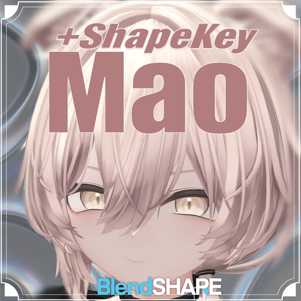 【真央】Shapekey Add on ［Face,ear,tail］［#DRUM_OFF_］
