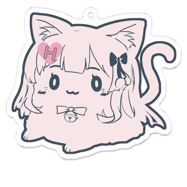 neko milk keychain