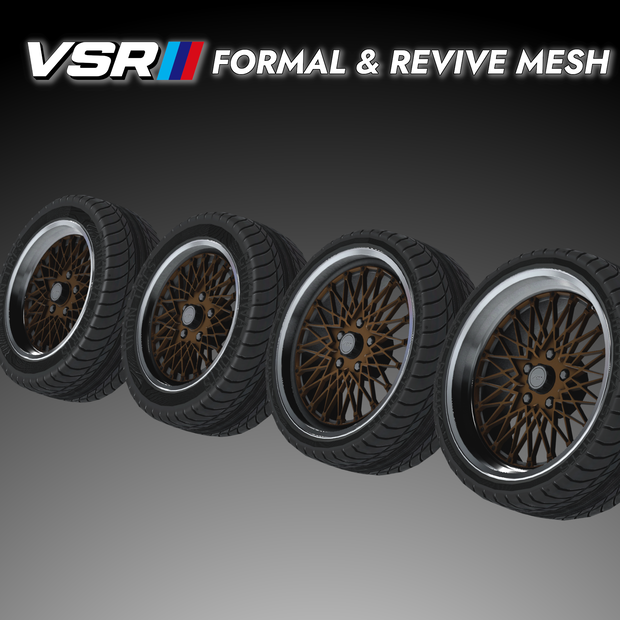 【VRChat想定】クラシックホイール『FORMAL MESH』&『REVIVE MESH』