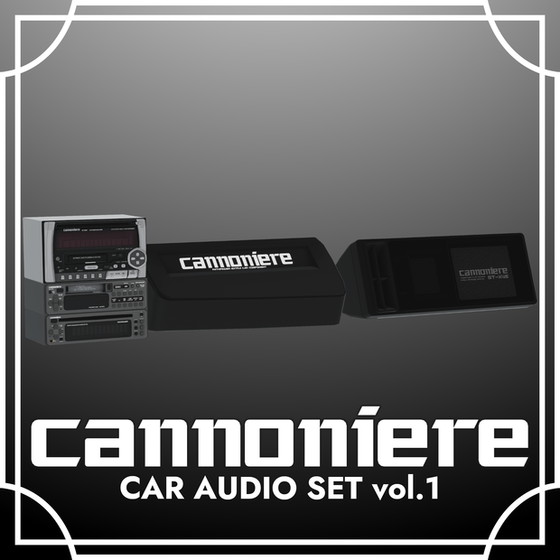 【VRChat想定】【AudioLink対応】カーオーディオセット vol.1
