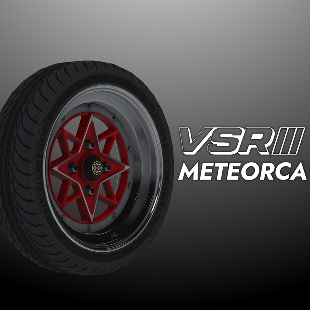 【VRChat想定】クラシック3ピースホイール『MeteOrca』