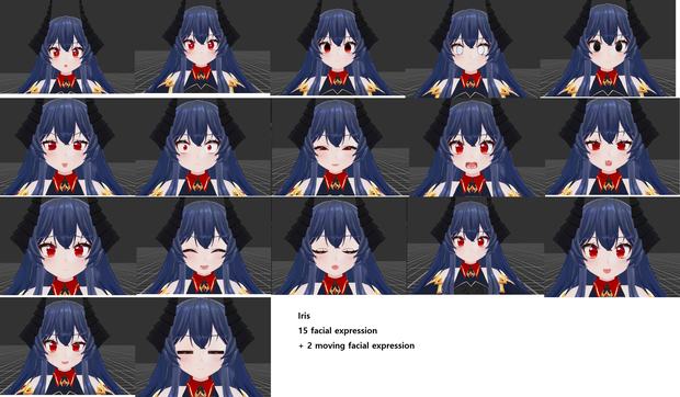 [イリス] Iris Facial expression