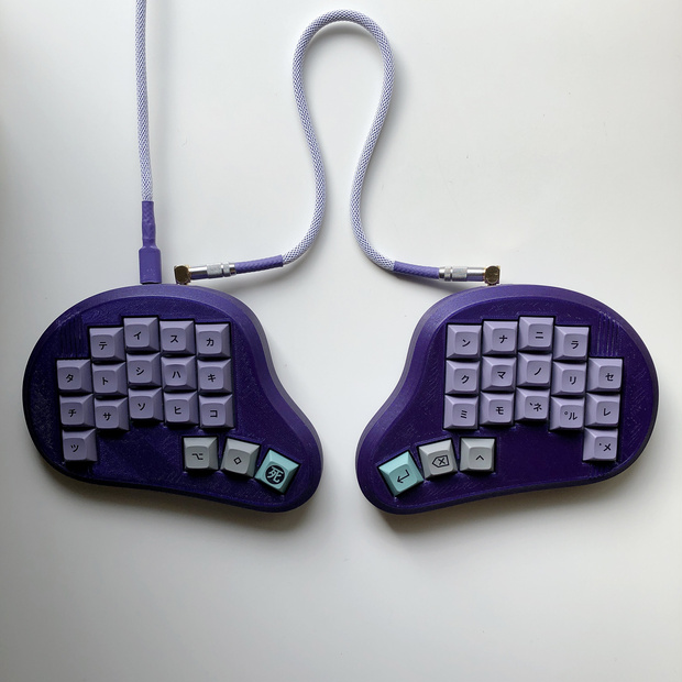 akufu36 ver.2.0: Original Mechanical Keyboard Case & Plate