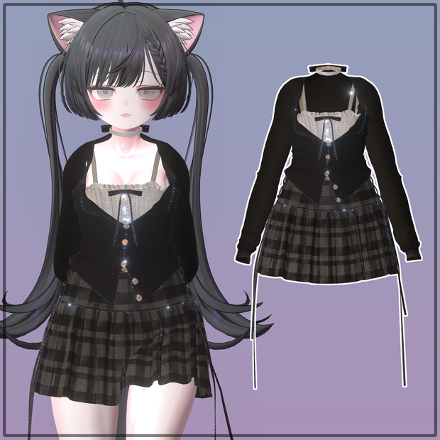【以外のアバター対応予定】Old lovely clothes