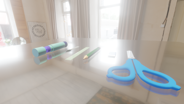 【Blender】基本の文房具セット｜Basic stationery set.