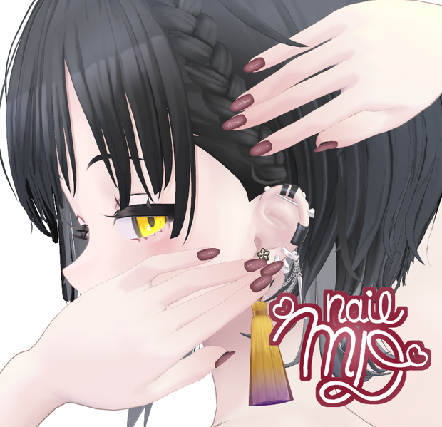 【MDollnail対応】マグネット風ネイルテクスチャ【nailtexture】