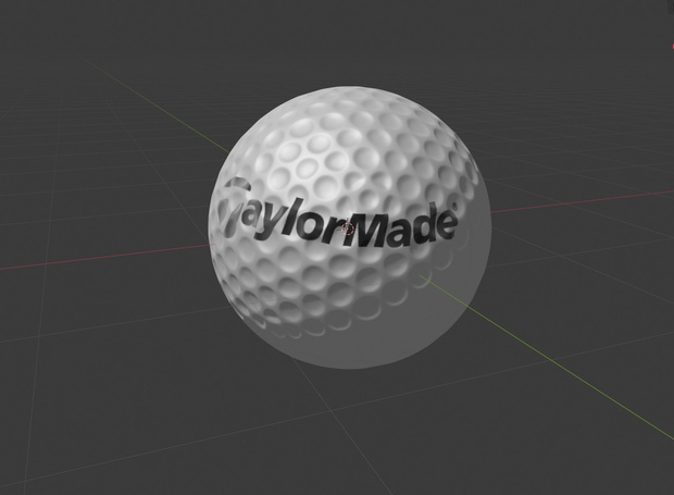 ゴルフボール3D