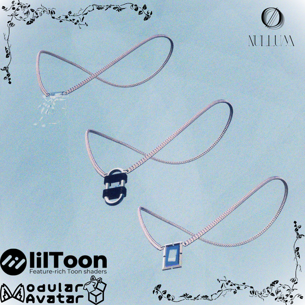 【MA/PB】INVALE necklace[ミラーギミック付ペンダント] for VRChat