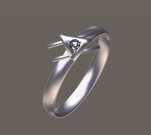 Simple Ring No.01【VRChat向けアクセサリ】