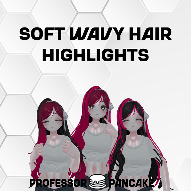 Soft Wavy Hair Highlights / 柔らかいウェーブヘアのハイライト